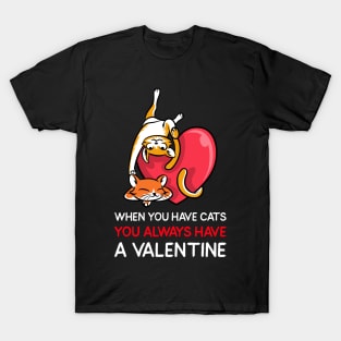 Valentine Cats T-Shirt